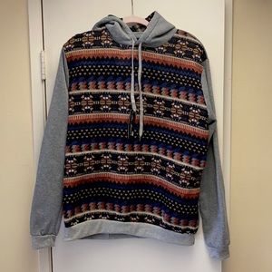 Women’s XL Sea Giant Navajo Print Sweatshirt